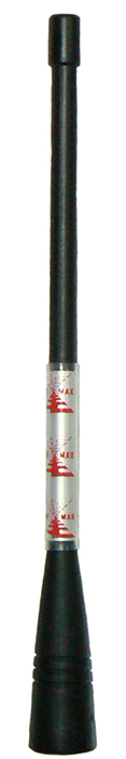 VHF flexible portable whip – 165MHz, SMA Male, 2.1dBi – 160mm